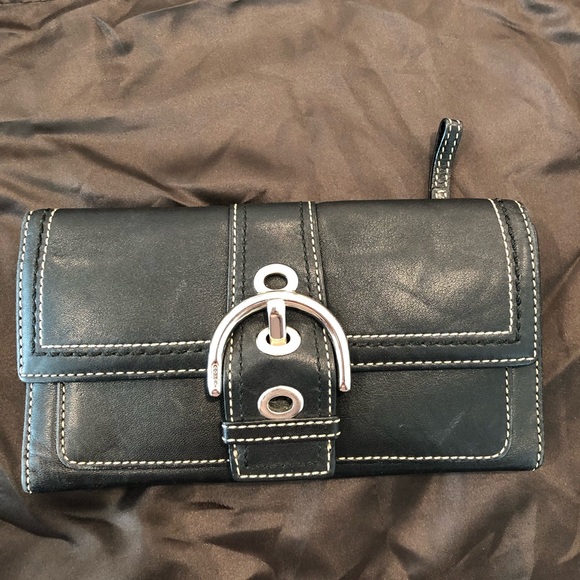 Leather Coach wallet - Picture 4 of 4